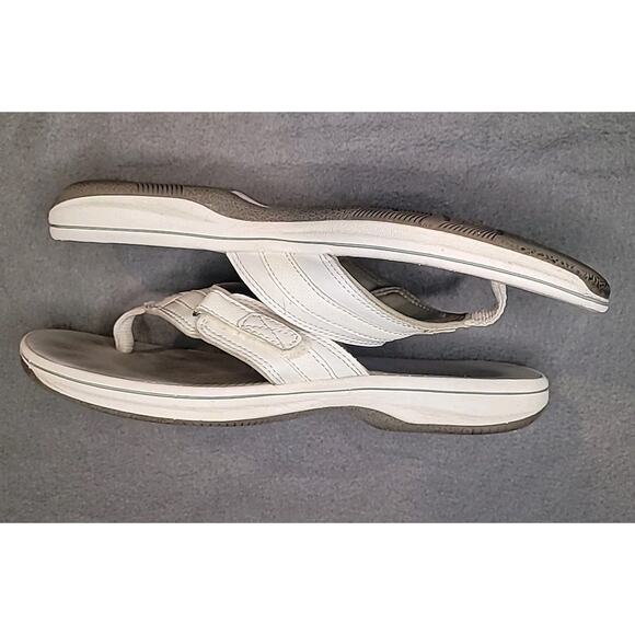 Cloudsteppers Sandals Ivory Women’s 8M Luxe Coastal Romantic Cottagecore Travel - Picture 8 of 9